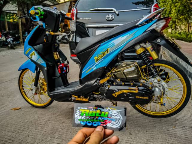 Striping transparan beat fi icon sport