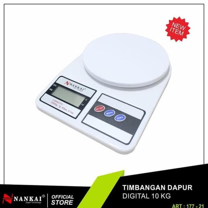 Timbangan Dapur Digital / SCALE KITCHEN 10 Kg Nankai