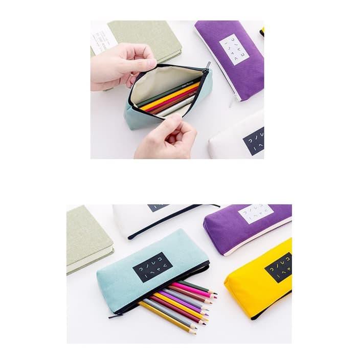 

Dijual TP0076 Tempat Pensil Japanese Solid Color / Tempat Kosmetik Pouch - Putih Diskon