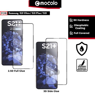 Tempered Glass Samsung Galaxy S21 Ultra Plus Mocolo 3D Full Cover