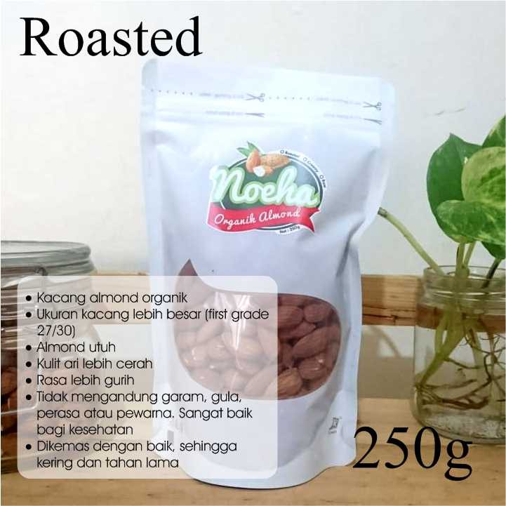 

Kacang Almond Panggang Mateng Roasted Original 250 g