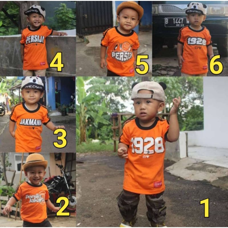 kaos persija anak