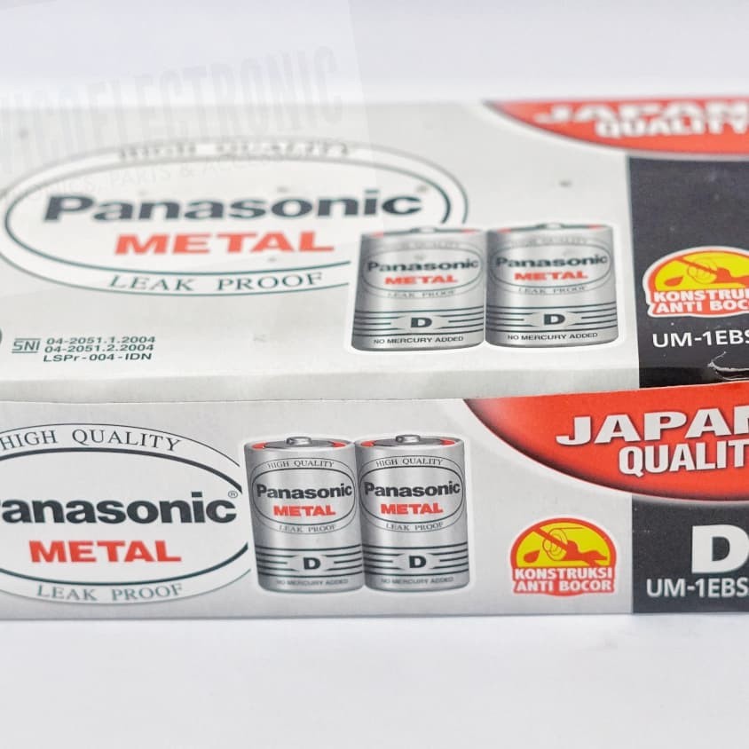 Baterai D Panasonic Metal / Baterai Panasonic Besar Jumbo Isi 2PCS