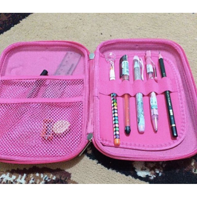 *FRAULEINCO* GROSIR Pencil Case / kotak pensil EMBOSS 6D Unicorn, Lol, Frozen, Batman, Spiderman