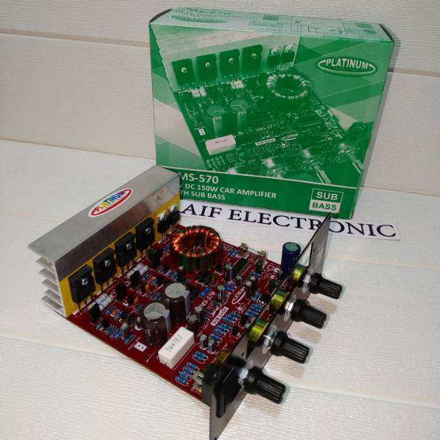 Kit Amplifier Mobil/Car With Sub Bass 12 VDC 150Watt DMS-570