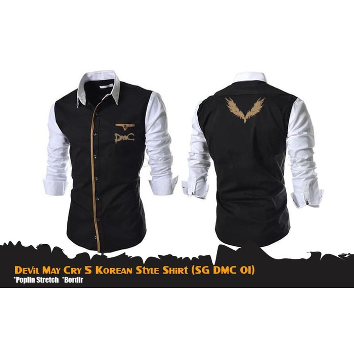 Kemeja Devil May Cry Korean Style Shirt - SG DMC 01