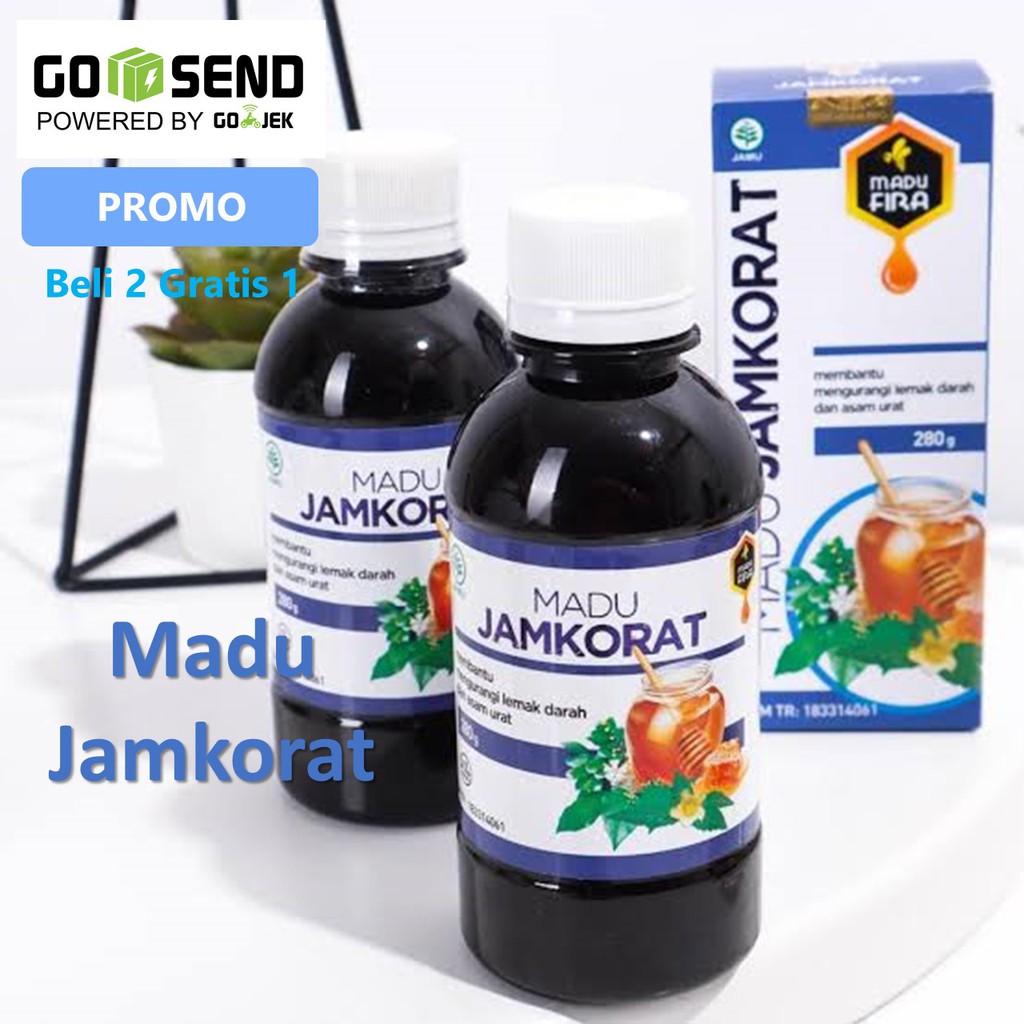 

[BISA COD] beli 2 Gratis 1-Madu JAMKORAT Jamu Kolesterol dan Asam Urat