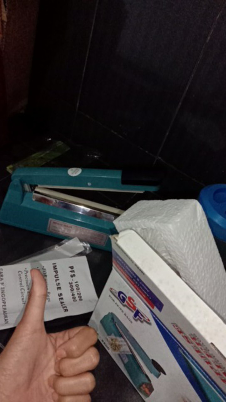 Alat Perekat Plastik Listrik Impluse Sealer 20cm Mesin Press Impulse Q2 / Amor