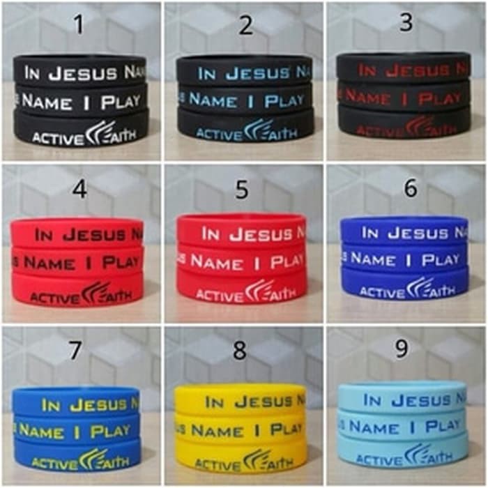Gelang NBA In Jesus Name I Play Active Faith
