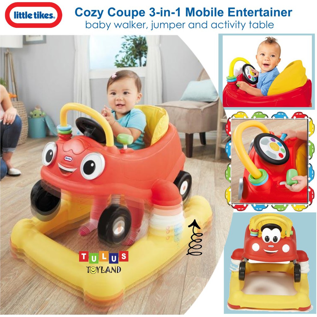 Little Tikes Cozy Coupe 3 in 1 Mobile Entertainer 3in1 Baby Walker activity center jumperoo bouncer