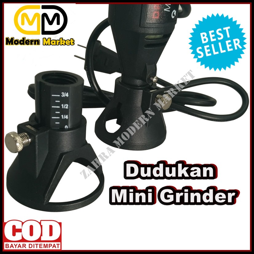 DUDUKAN MINI GRINDER/STAND HOLDER MINI GRINDER ELECTRIC 18MM FOR DREMEL/CORONG DUDUKAN BOR MINI