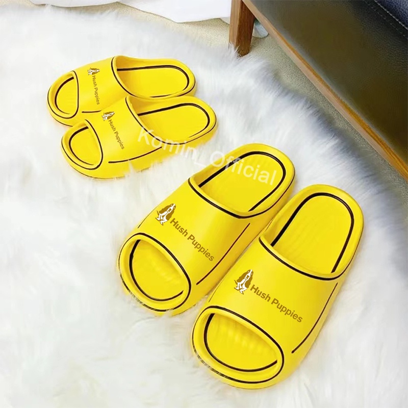 [Bebas Ongkir] Hush Puppies Sandal Wanita Import Sandal Pria Cartoon Ringan Sendal Cewek Korea Sandal Slip On Terbaru