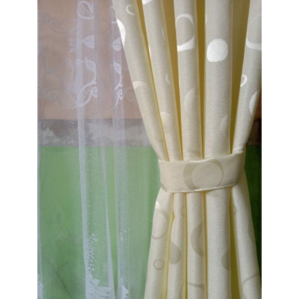 gorden kusen pendek murah_gorden tebal minimalis_korden kolonggan mirah_bigg sell_gorden jendela pintu polos murah_gorden lokal poni murah_gorden pintu jendela kamar_gorden pintu jendela ruang tamu_gorden polos pintu tinggi mewah_gorden kamar tebal murah-Kream