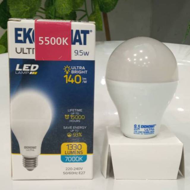 Jual Lampu Led Ekonomat Ultra W Lm K Bohlam Watt