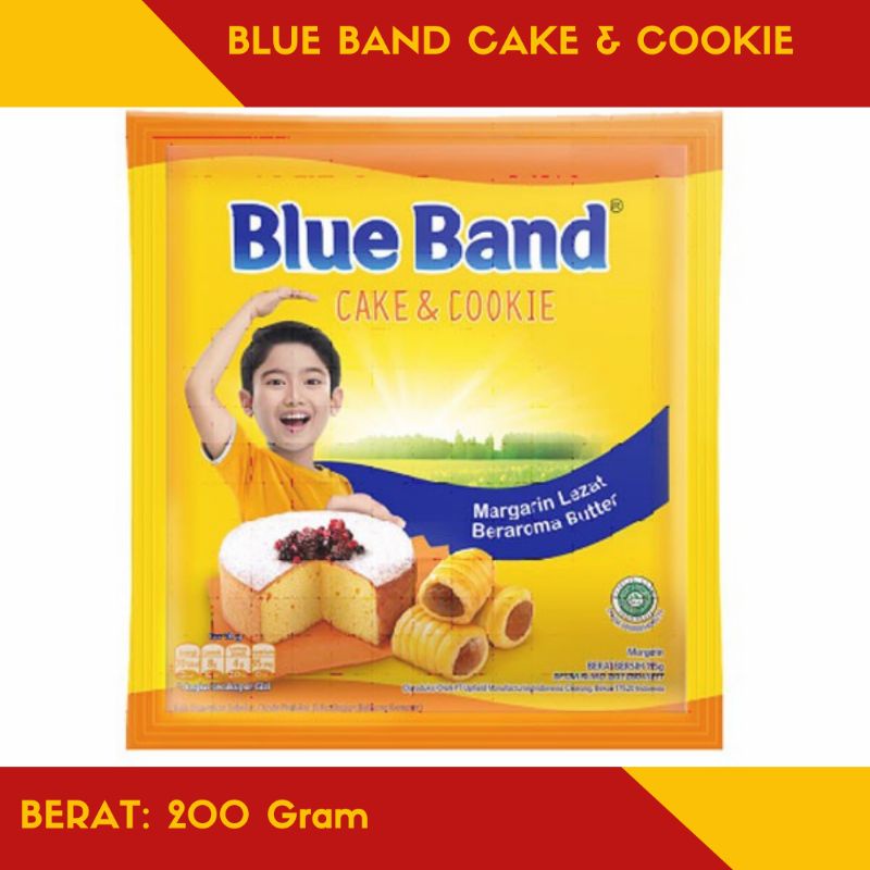 

Aneka Bahan Roti Kue Murah Blue Band Margarin Cake and Cookie/Filma 200gr