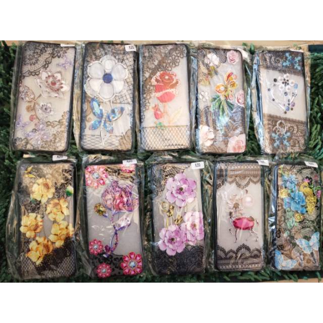 SAMSUNG A20 / A30 SOFTCASE BATIK HENA PREMIUM flower