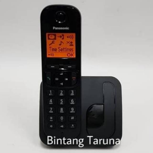 Wireless Phone Panasonic KX-TGC210 Telepon Panasonic KX-TGC 210 Hitam