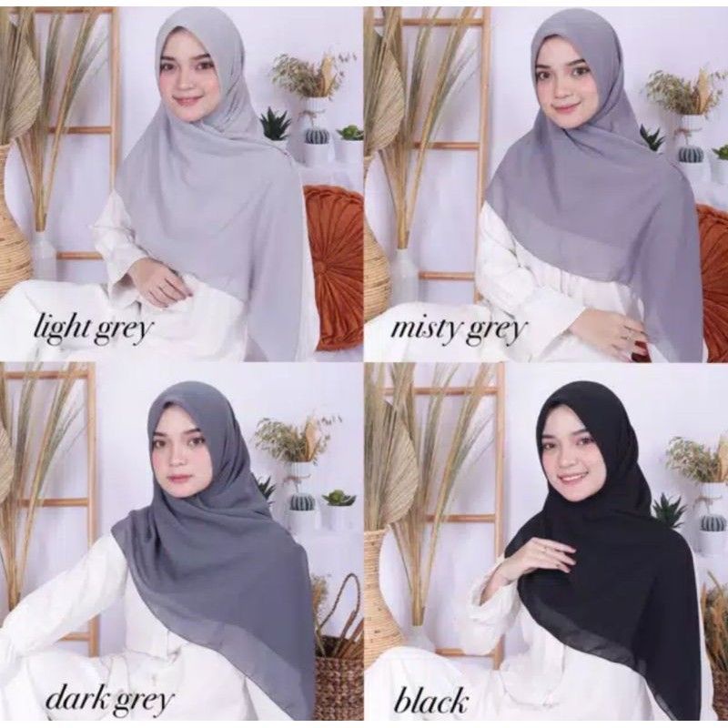 HIJAB SEGI EMPAT PARIS PREMIUM,PARIS POLOS KW2,SEGI EMPAT PARIS ORIGINAL