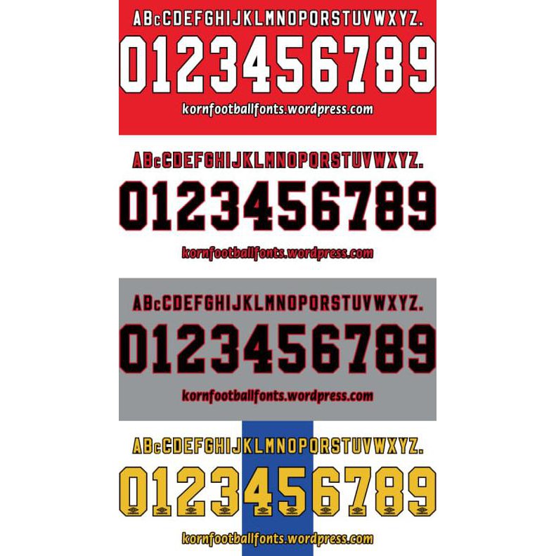 Open Ds Custom Font Nameset Manchester United 1996-97