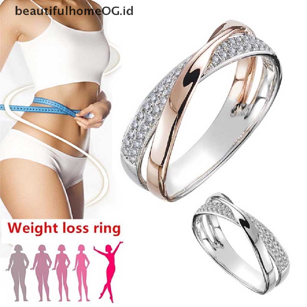 Cincin Magnetik Kristal Berlian Imitasi Untuk Menurunkan Berat Badan