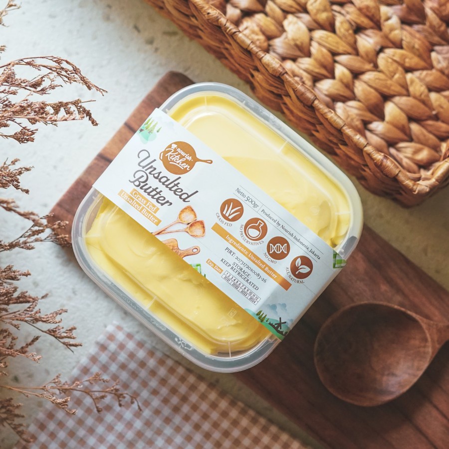 Unsalted Butter (Grass Fed Butter) 500gr