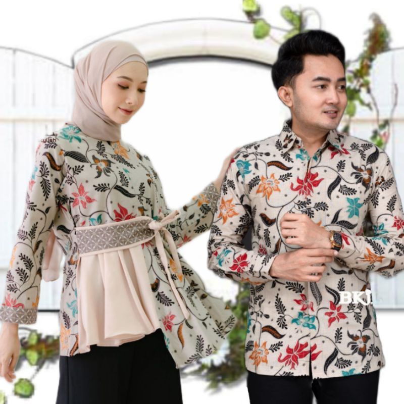 Batik wanita atasan batik modern blouse size M L XL dan XXL