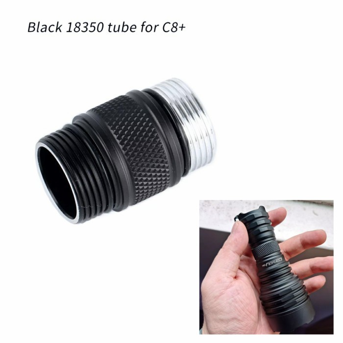 CONVOY C8+ SHORT BODY TUBE PENDEK 18350 16340 ASTROLUX C8