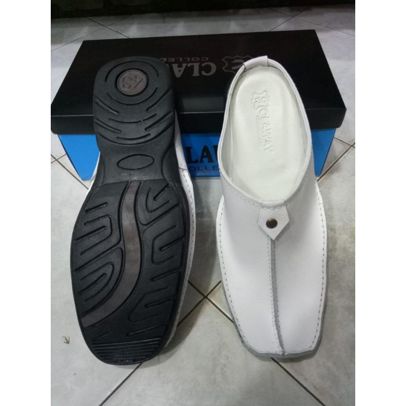 Sandal Bustong Kulit Pria / Sandal Bustong