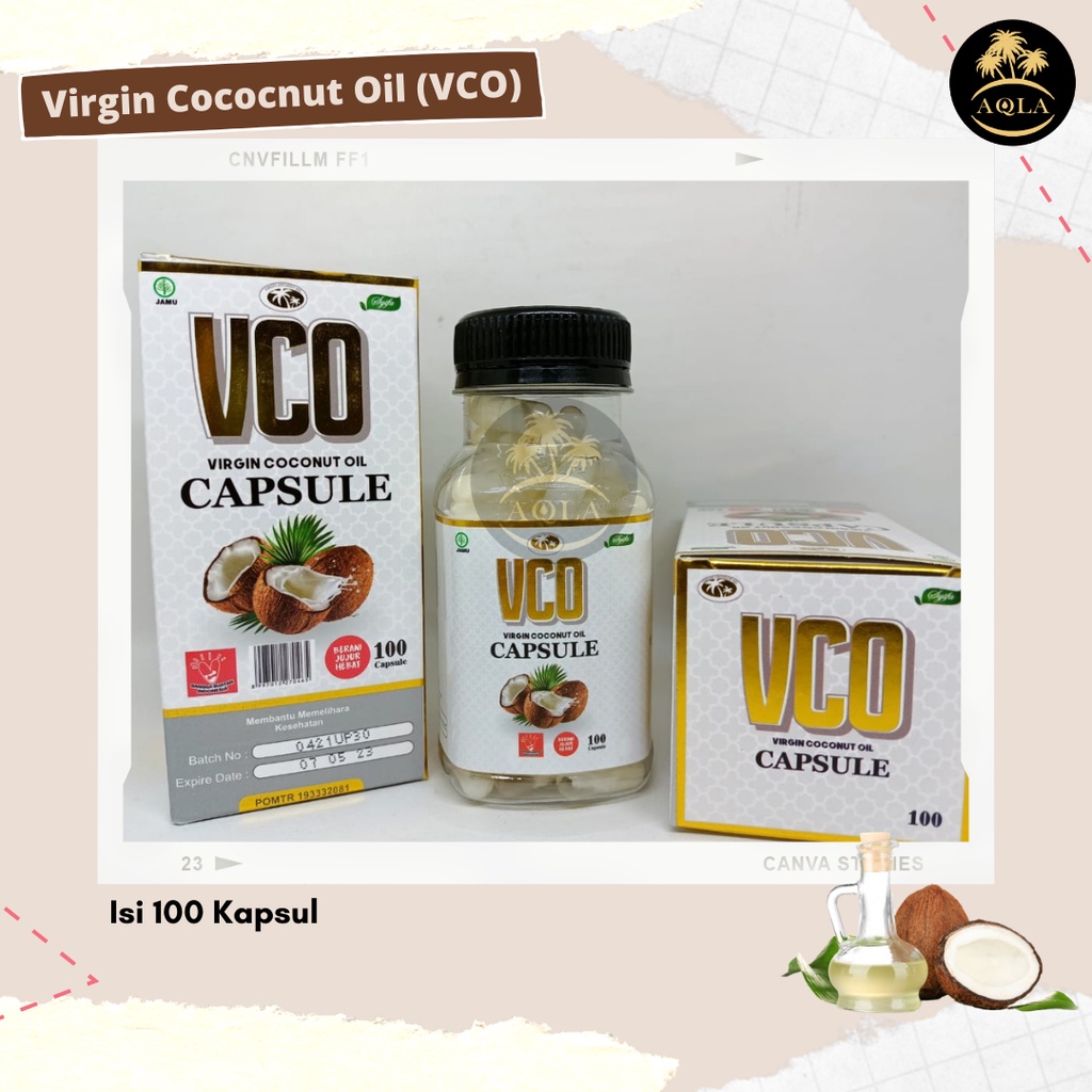 VIRGIN COCONUS OIL / VCO KAPSUL / MINYAK KELAPA MURNI KAPSUL ASLI