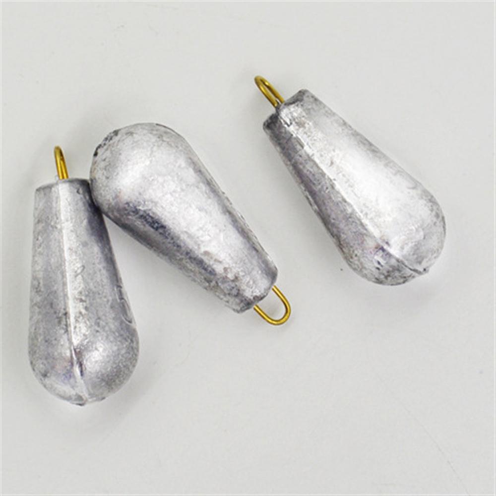 NICKOLAS1 Lead Sinkers Aksesoris Memancing Pemberat Ukuran 10g-100g Pemberat Timbal