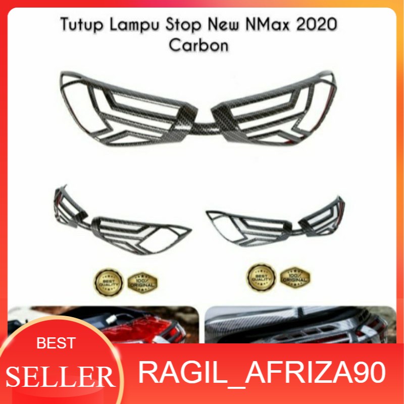 Cover list stoplamp all New Nmax 2020 motif Carbon