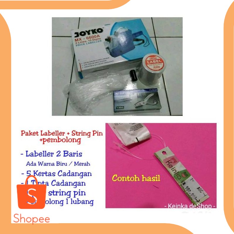

Jual tools n parts Alat cetak label harga price labeller 2 BARIS isi pemb Diskon