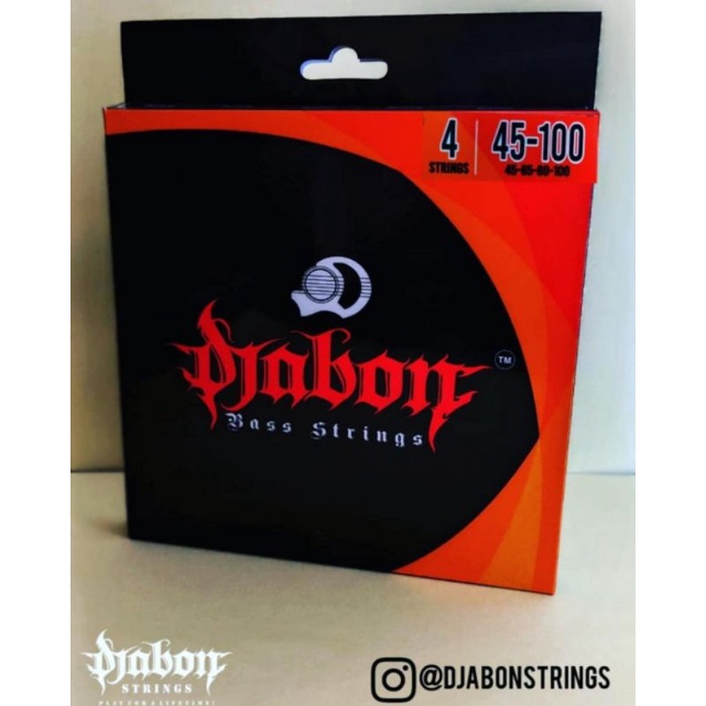 Senar Gitar Bass Strings String Djabon 045 100 0.45 45 Set 4 Senar.