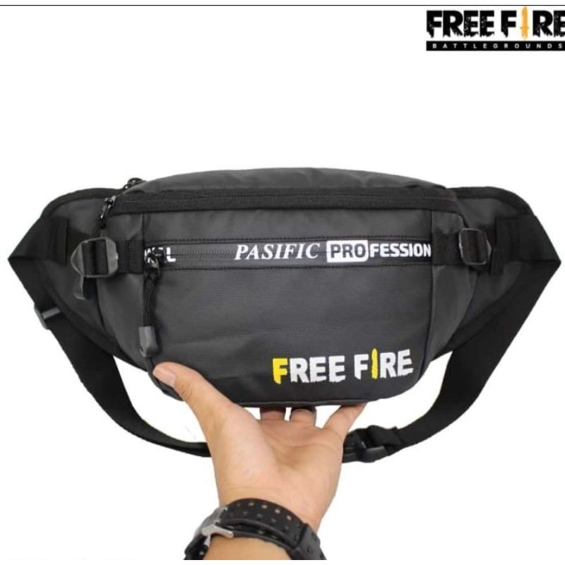 tas selempang pria anti air /waistbag pria dan wanita premium FF