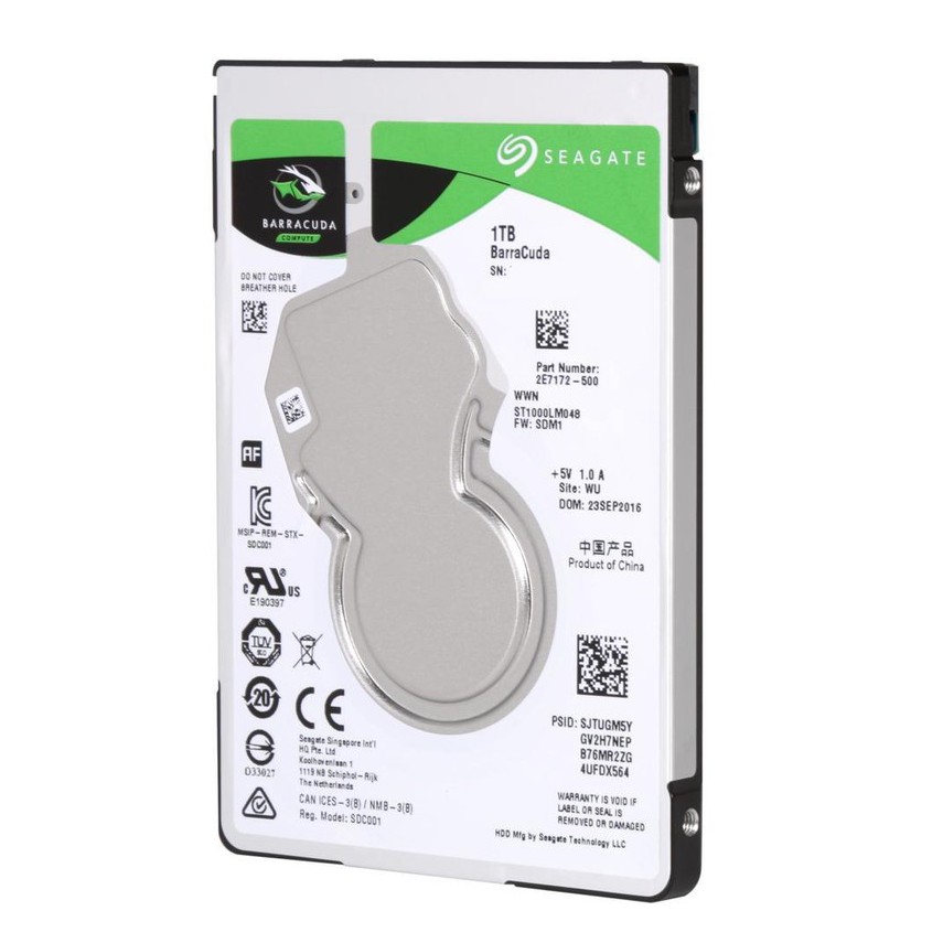 SEAGATE BarraCuda 1TB ST1000LM048 2,5&quot; 5400 RPM 128MB Hard Drive