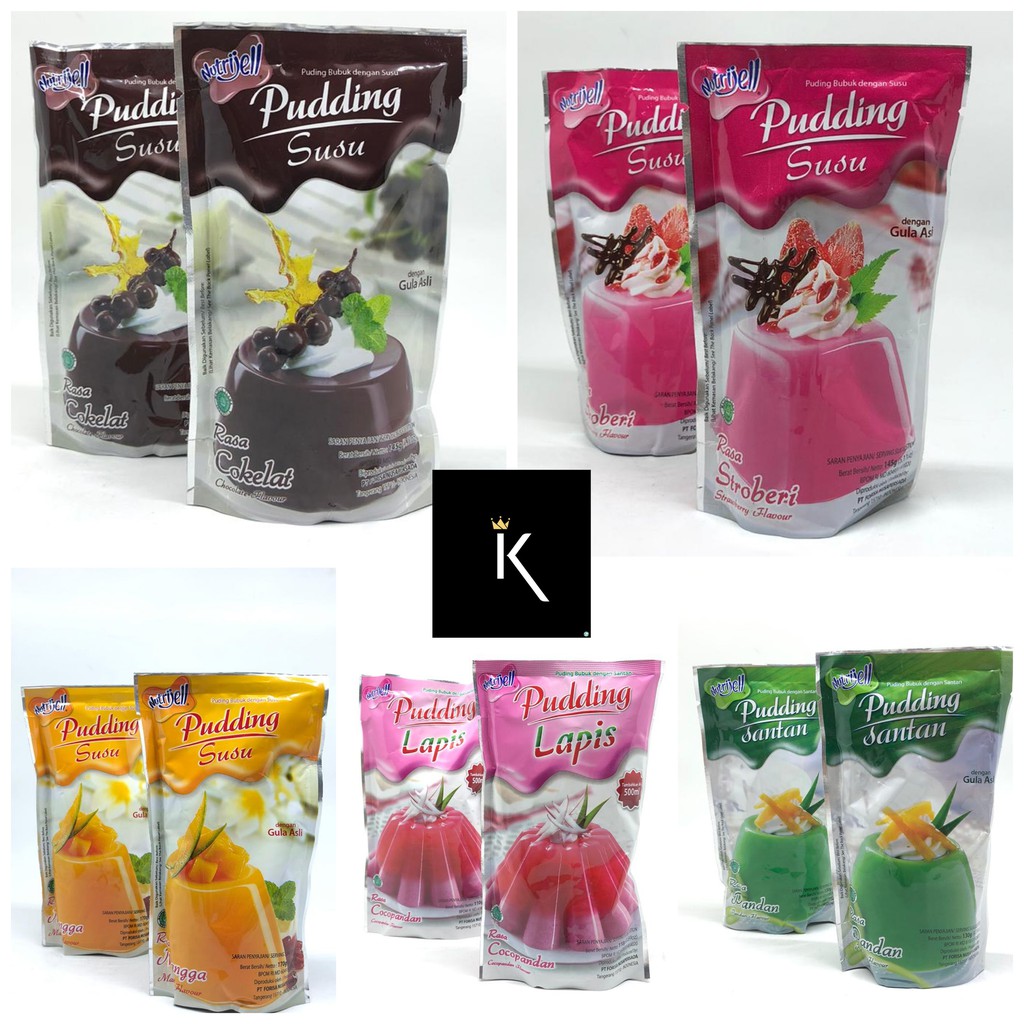 

NUTRIJELL PUDDING SUSU KEMASAN 145 GRAM / PUDING