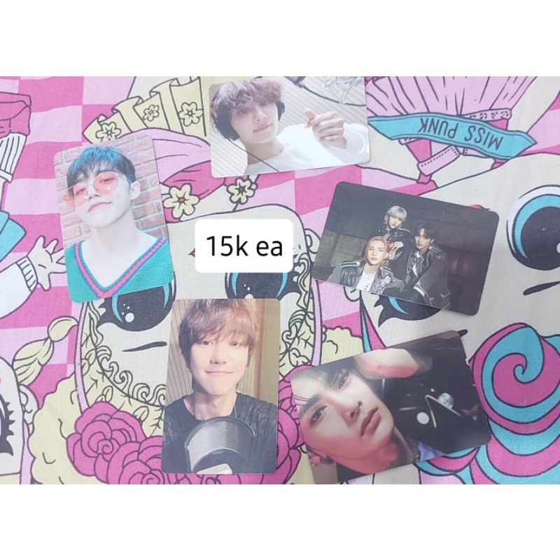 photocard official Suga, jhope, Jungkook, scoups, the8, jeonghan, persona 3 semicolon be essentials