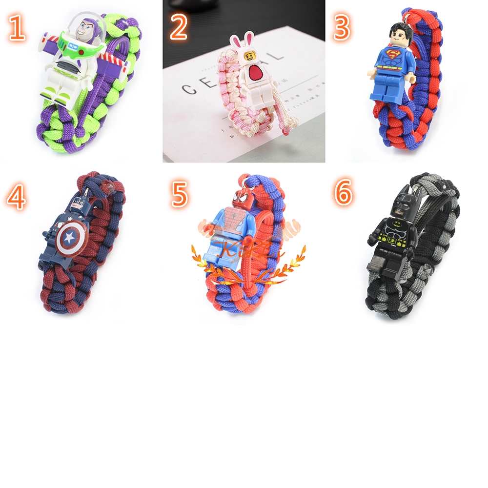 KIFIL Tali Tangan Anyaman Gelang Pria Dan Wanita Lego Gelang Bata Hadiah Pasangan Mahasiswa