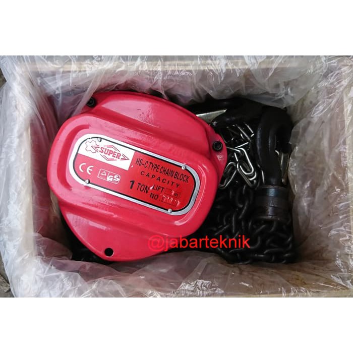 CHAIN BLOCK 3 TON 5 METER TAKEL 3TON 5 METER New / Original