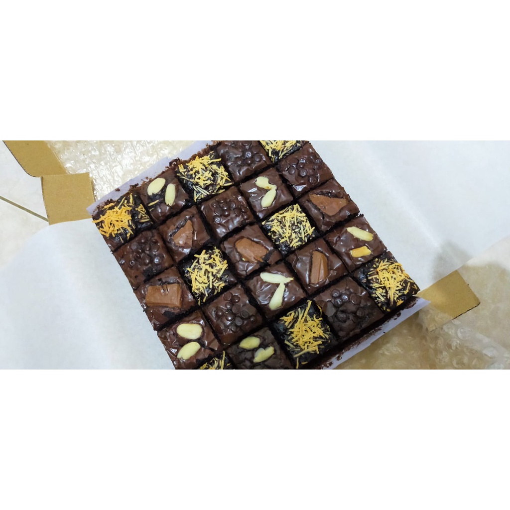 

Brownies Chocolate mix topping