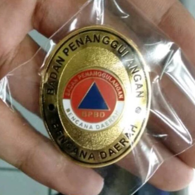 PIN BPBD pin PIN badan penanggulangan bencana daerah Bros BPBD lencana BPBD