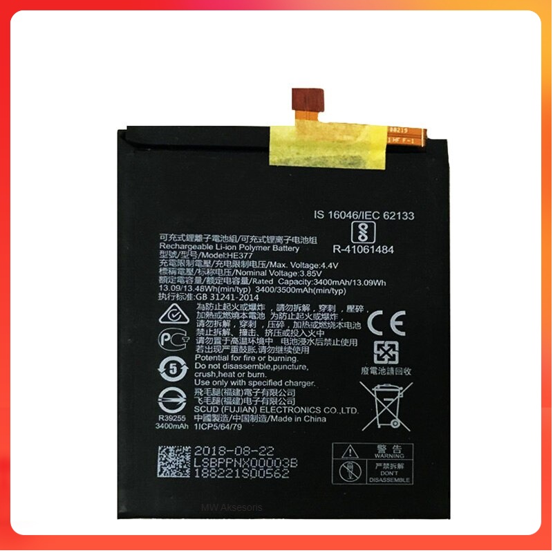 MW Battery Batere Batre Baterai Nokia 3.1 Plus X3 Nokia 7.1 Plus X7 Nokia 8.1 HE376 HE377