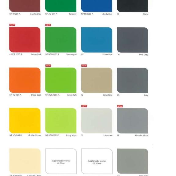 ASLI 100% ELASTEX 3 IN 1 NIPPON PAINT 4KG / 4 KG WARNA LENGKAP PUTIH ABU ABU BIRU HITAM MERAH HIJAU 
