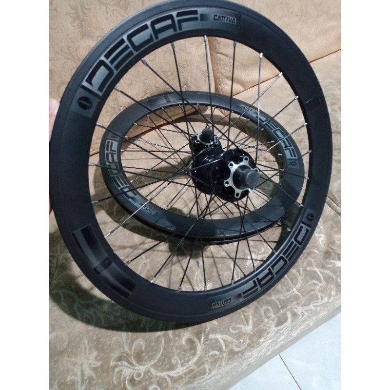wheelset decaf 20inch 406 discbrake