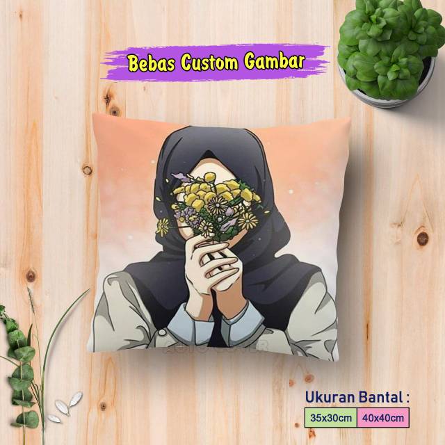 Bantal hadiah custom ulang tahun wedding