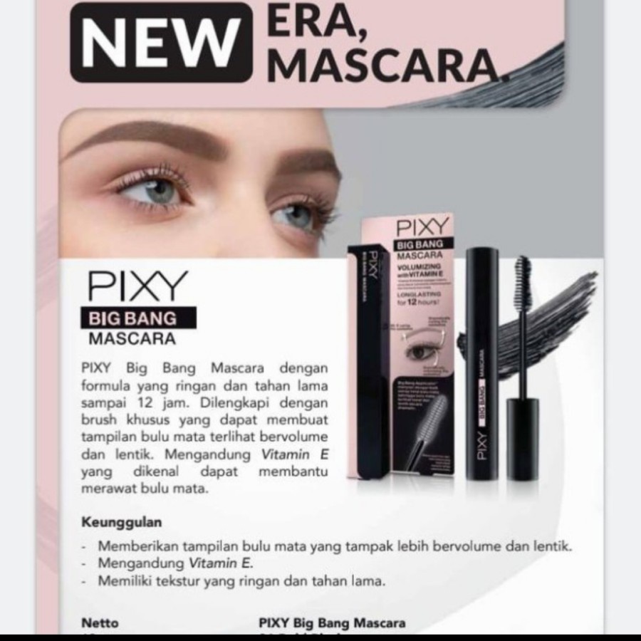 ✦SINAR✦Pixy Big Bang Mascara - Maskara