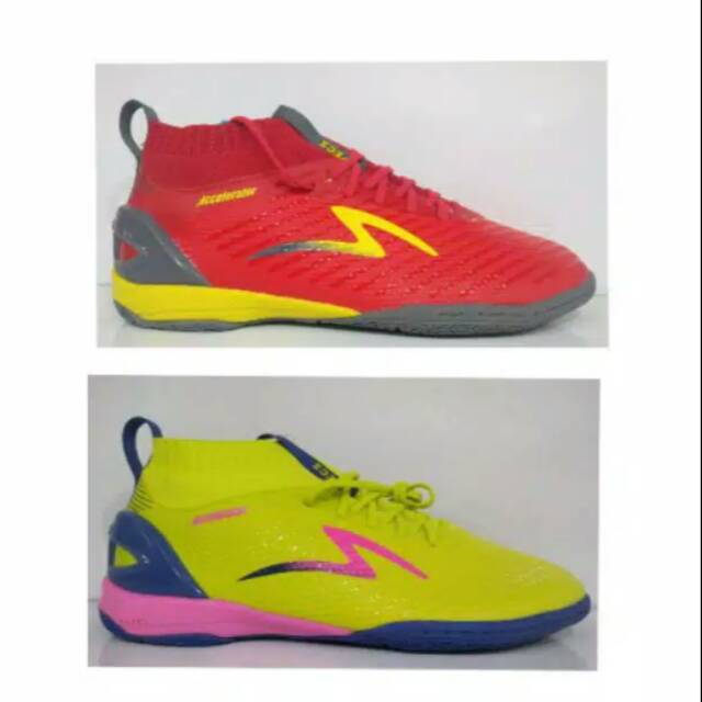 Jual Sepatu futsal specs accelerator infinity merah dan kuning original