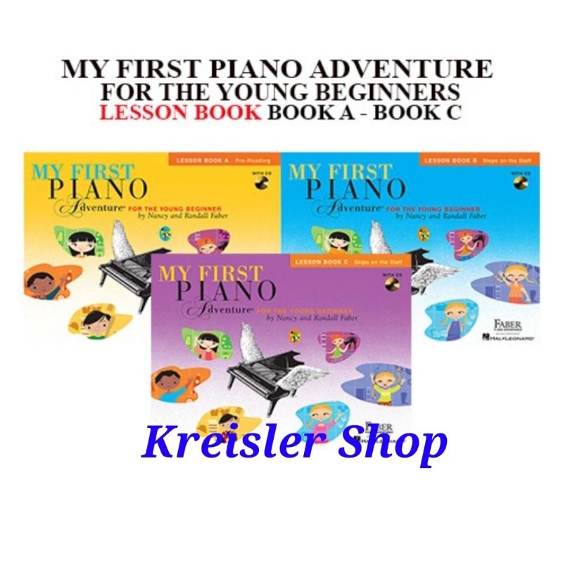 My First Piano Adventure Lesson Book Piano Adventures ada Lesson A B C silahkan dipilih