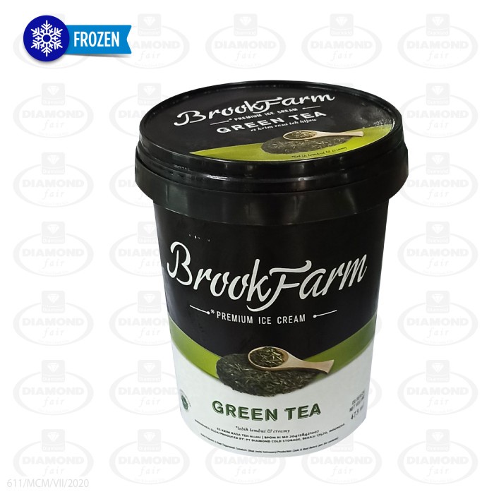

✨COD✨ BROOKFARM ICE CREAM GREEN TEA 473 ML - GREEN TEA