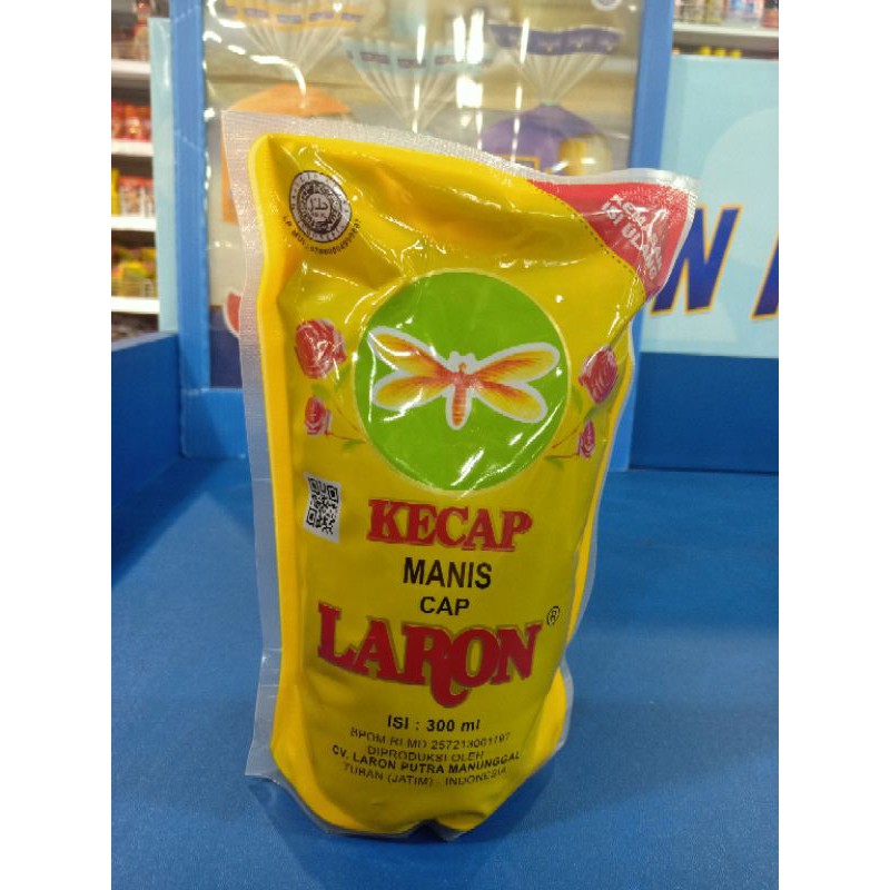 

kecap manis laron/kemasan pouch 300ml/kecap laron tuban